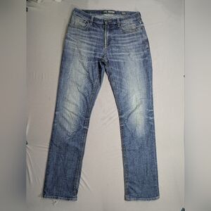 BKE Tyler Jeans Mens 32XL Straight Medium Wash Relaxed Stretch Denim Pants 32x35